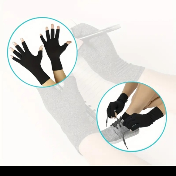 Compression Fingerless Gloves: Anti-Slip & Lightweight for Daily wear &activity - Picture 6 of 10